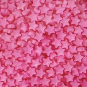 Star Sprinkles - Pink 7mm